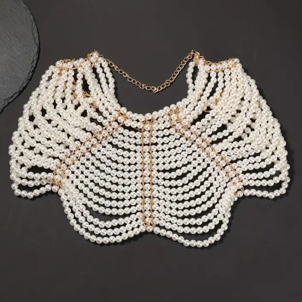 Pearl Shwal Necklace